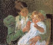 Mary Cassatt, Mother and son